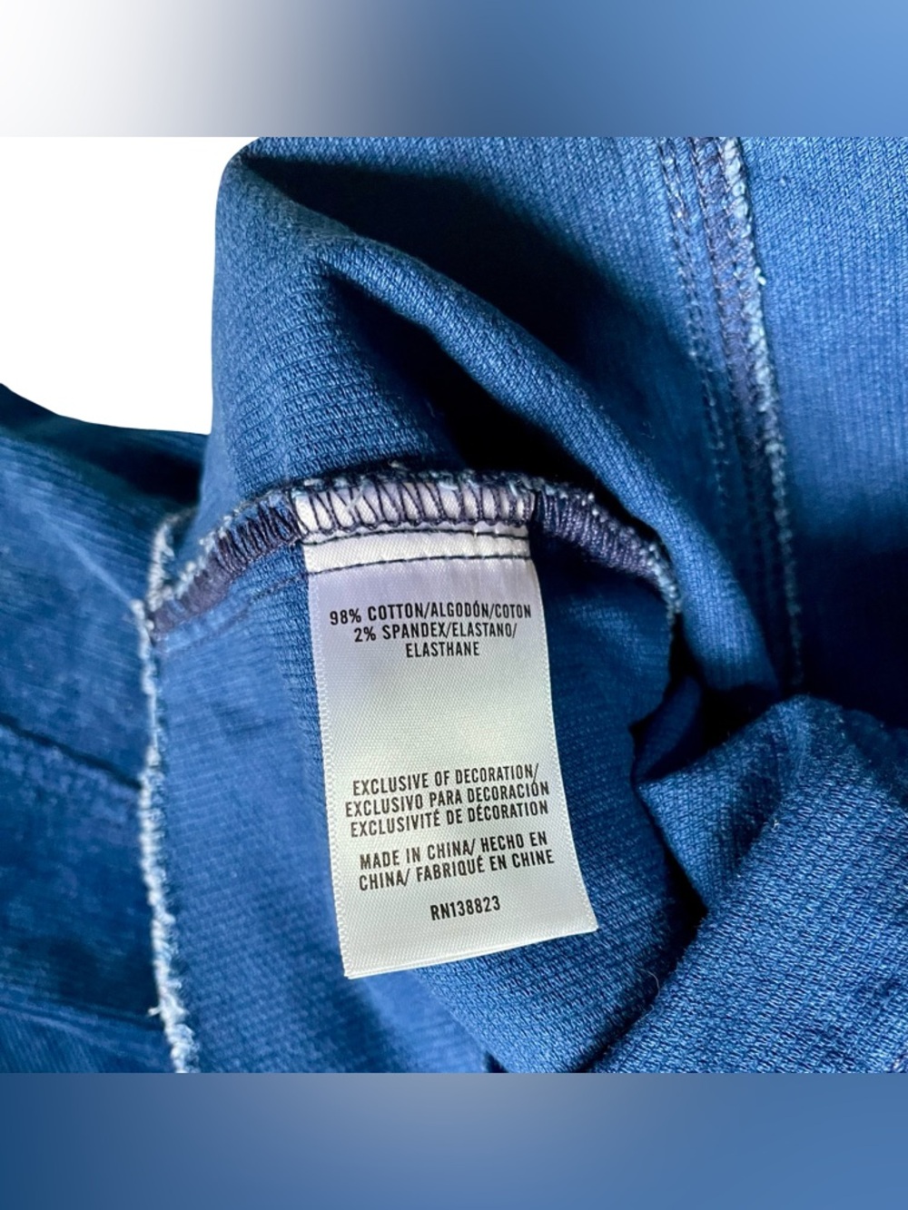 Cleo + Wolf Dark Blue Corduroy Cropped Jacket Size Small - Picture 5 of 6